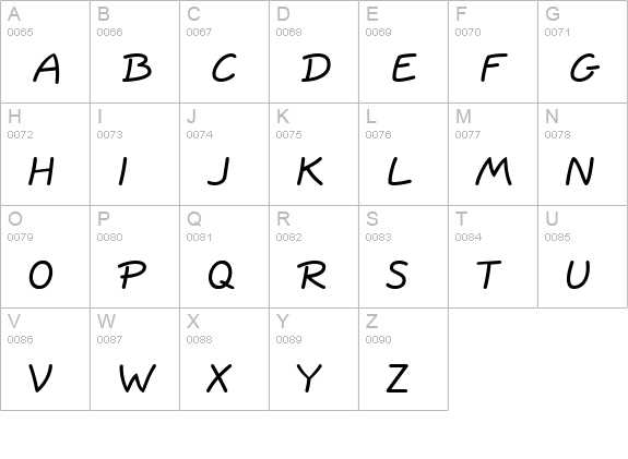 Informa SSi Bold uppercase A-Z preview