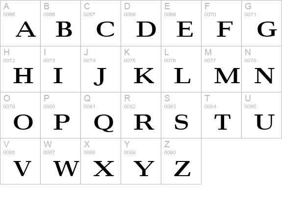 Ingenio SSi uppercase A-Z preview