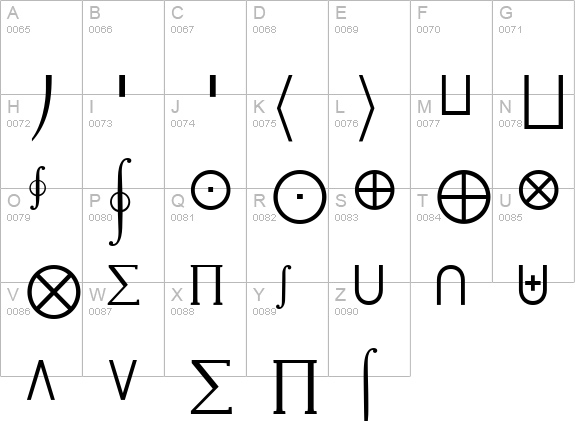 Insight Math Extension SSi Extension uppercase A-Z preview