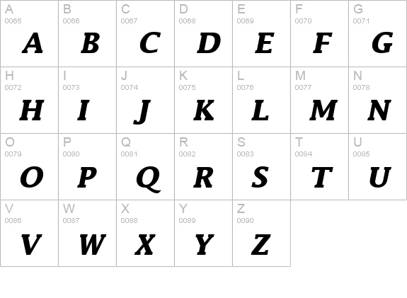 Insight SSi Bold Italic uppercase A-Z preview