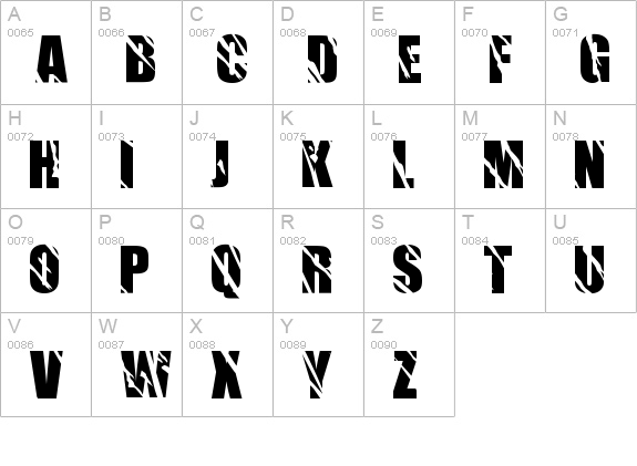 Insomnia uppercase A-Z preview