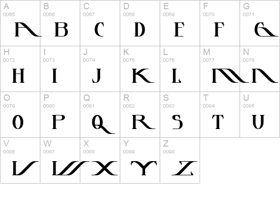 InstantTunes uppercase A-Z preview