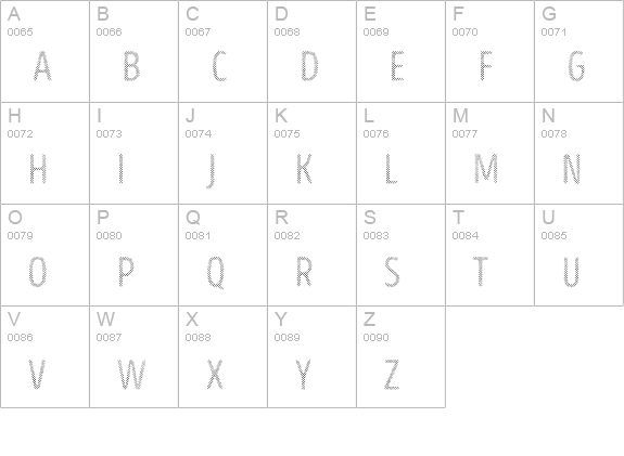 Intro Head B H1 uppercase A-Z preview