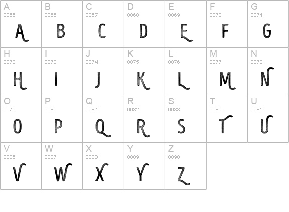 Intro Head B UC H1 Base uppercase A-Z preview