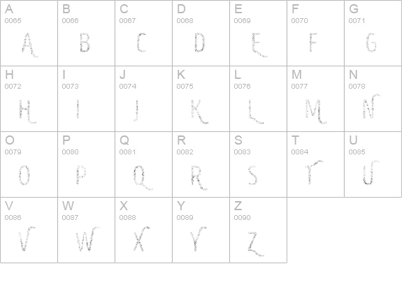 Intro Head B UC H2 uppercase A-Z preview