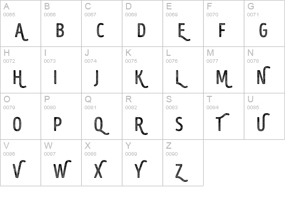 Intro Head B UC L Base uppercase A-Z preview