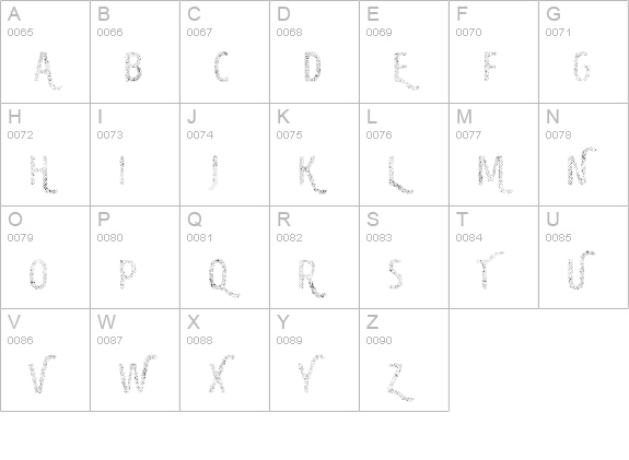 Intro Head H UC H2 uppercase A-Z preview