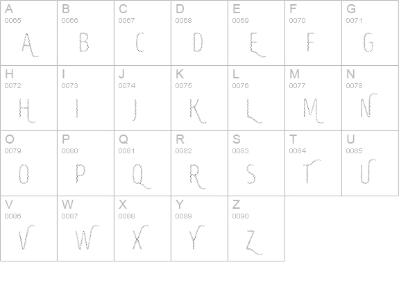 Intro Head R UC H1 uppercase A-Z preview