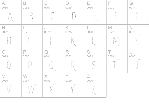 Intro Head R UC H2 uppercase A-Z preview
