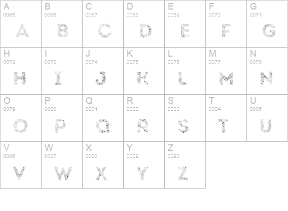 Intro Rust H2 Fill uppercase A-Z preview