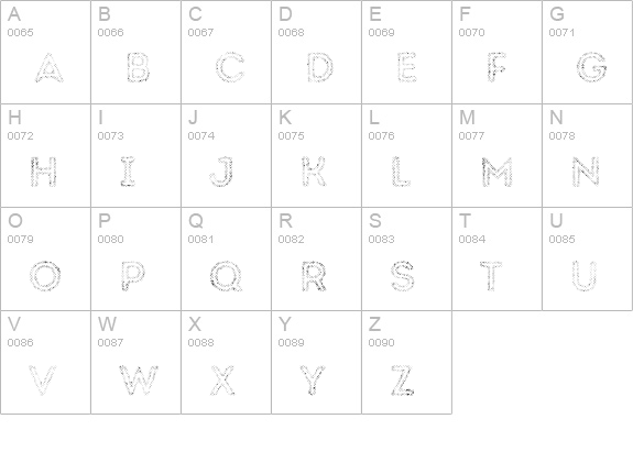 Intro Rust H2 Fill 2 uppercase A-Z preview