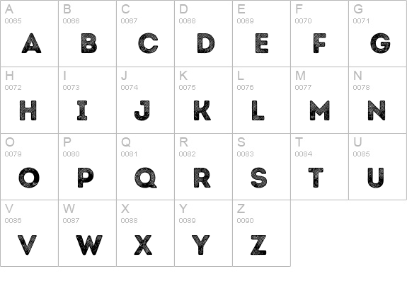 Intro Rust L Base uppercase A-Z preview