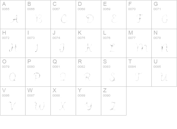 Intro Script B H2 uppercase A-Z preview