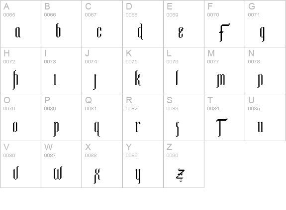 IpswichExtended Normal uppercase A-Z preview