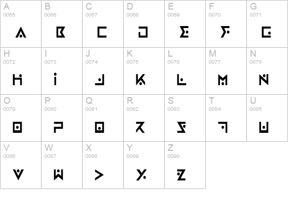 Iron Cobra Condensed uppercase A-Z preview