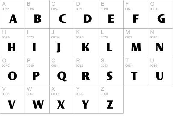 Isfahan uppercase A-Z preview