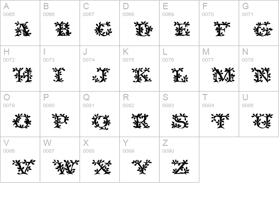 IvyDisplayCaps Bold uppercase A-Z preview