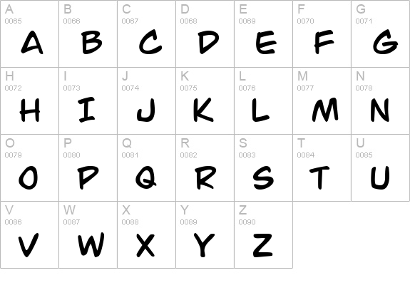 Jack Armstrong uppercase A-Z preview