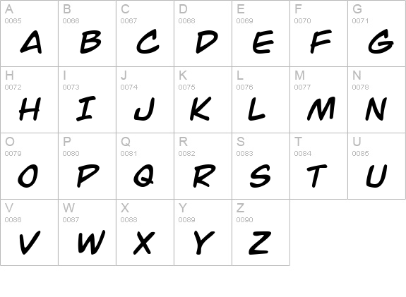 Jack Armstrong Italic uppercase A-Z preview