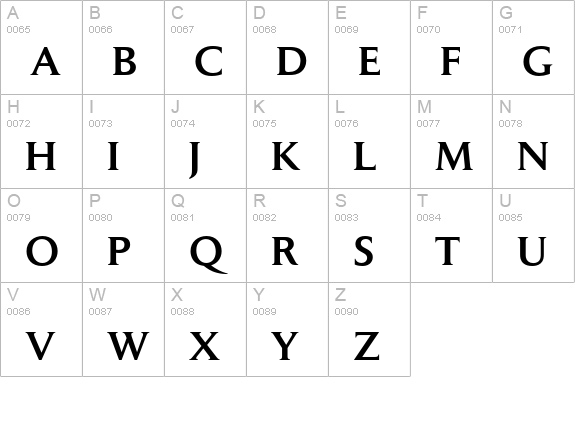 Jaeger Daily News Medium uppercase A-Z preview
