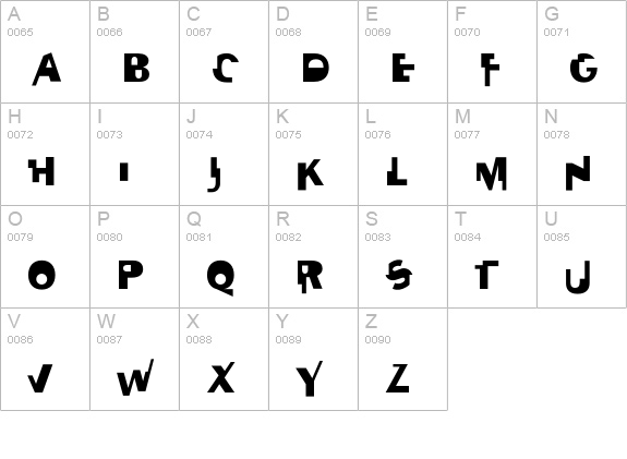 Janaki uppercase A-Z preview