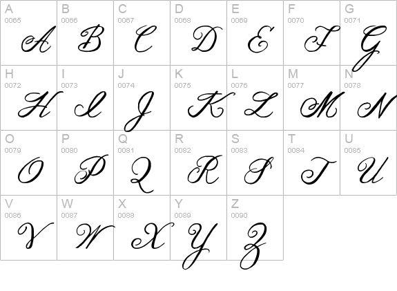 Janda As Long As You Love Me uppercase A-Z preview