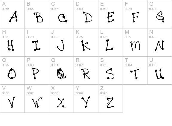 Janine's Writing uppercase A-Z preview