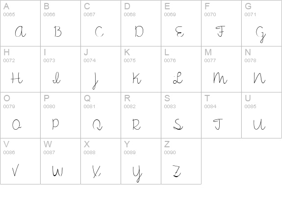 Jasmine Reminiscentse Light uppercase A-Z preview