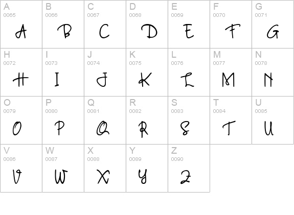 JAYAKARTA uppercase A-Z preview