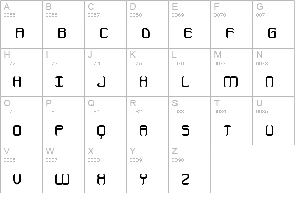 Jeopardize BRK uppercase A-Z preview