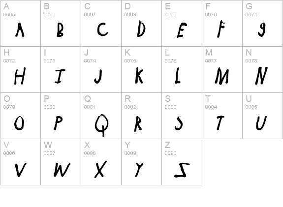 Jessica Bold-Oblique uppercase A-Z preview