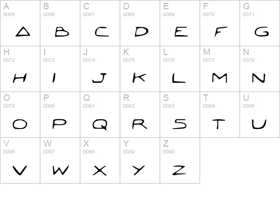 Jetta uppercase A-Z preview