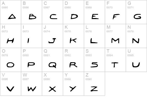 Jetta Bold uppercase A-Z preview