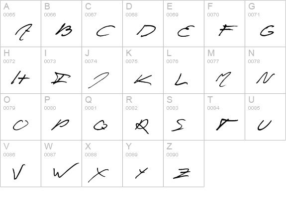 jey uppercase A-Z preview