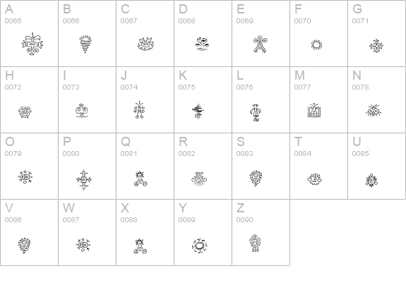 Jiggery pokery uppercase A-Z preview