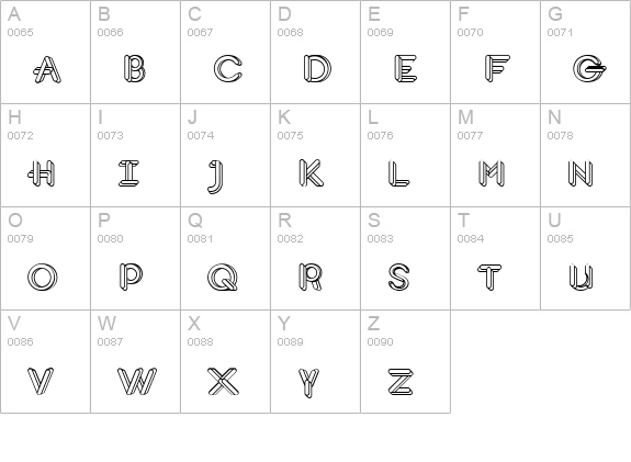 JohanVaaler Bold uppercase A-Z preview