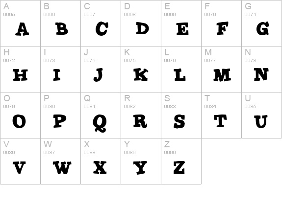 Joint by PizzaDude uppercase A-Z preview