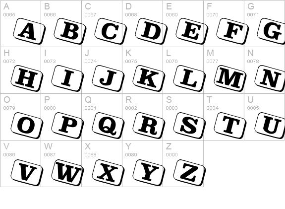 JoyCards uppercase A-Z preview