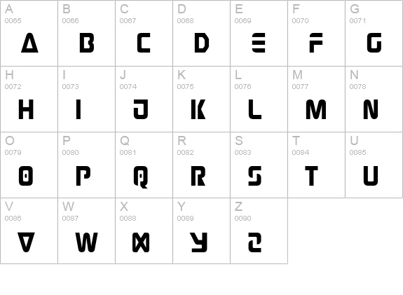 Judge uppercase A-Z preview