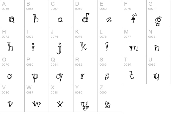 Just kidding. uppercase A-Z preview