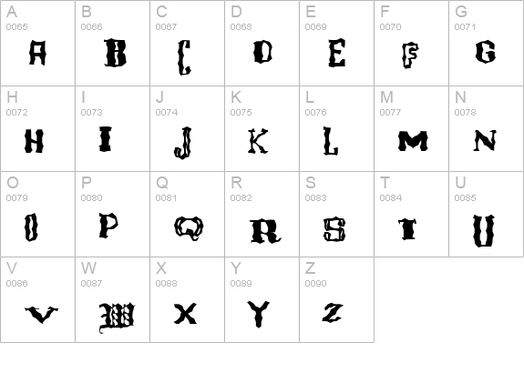 Juventus uppercase A-Z preview