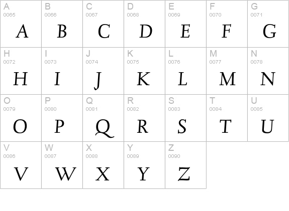 KaatskillH-SC-Italic uppercase A-Z preview