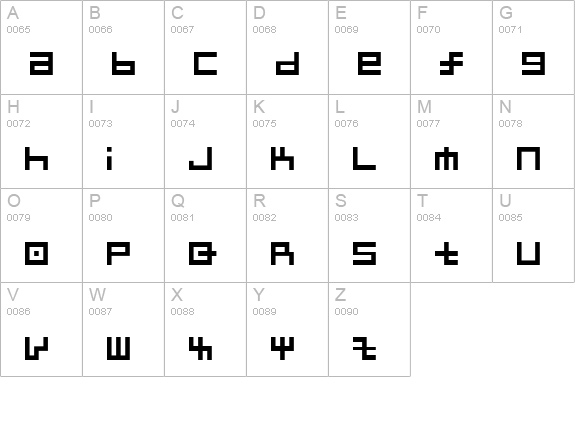kairee uppercase A-Z preview