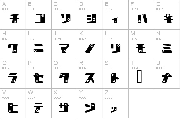 kankana K uppercase A-Z preview