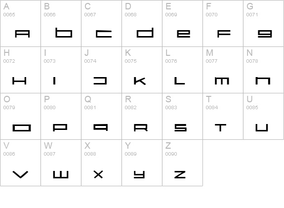 Karelia uppercase A-Z preview