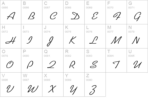 Kaufmann-Normal Wd uppercase A-Z preview