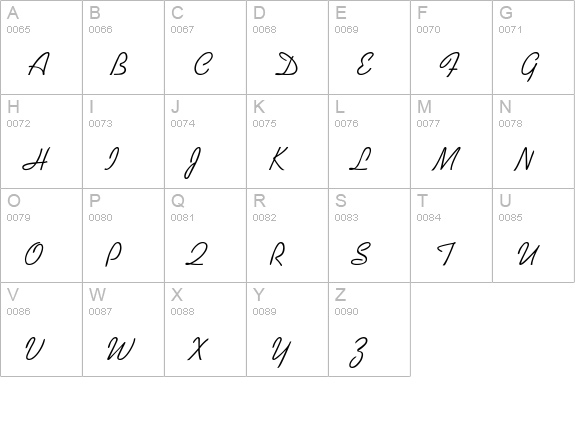 Kaufmann-Thin uppercase A-Z preview