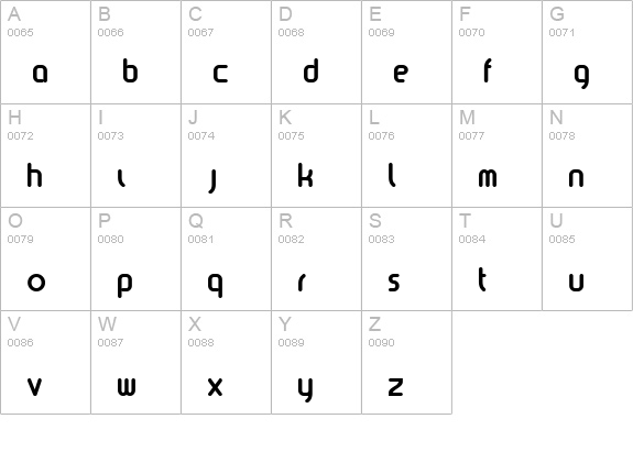 kazoo uppercase A-Z preview