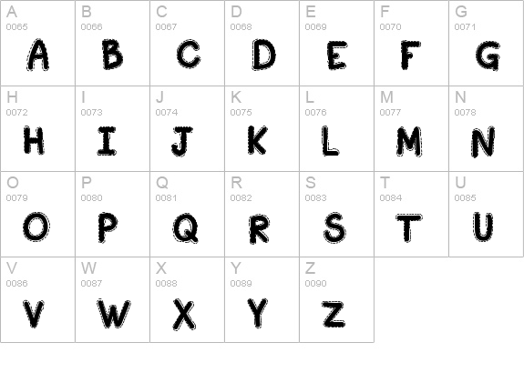 KBAStitchInTime uppercase A-Z preview