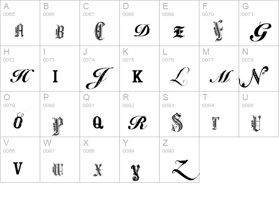 Keetano ATL My Gangsta uppercase A-Z preview